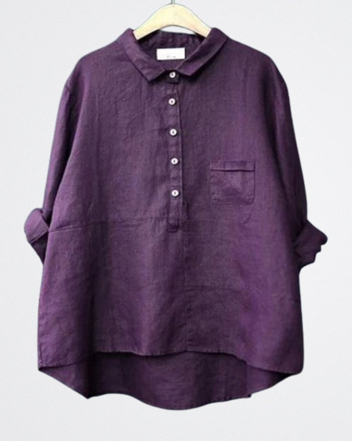 Lila - Earthy Linen Top