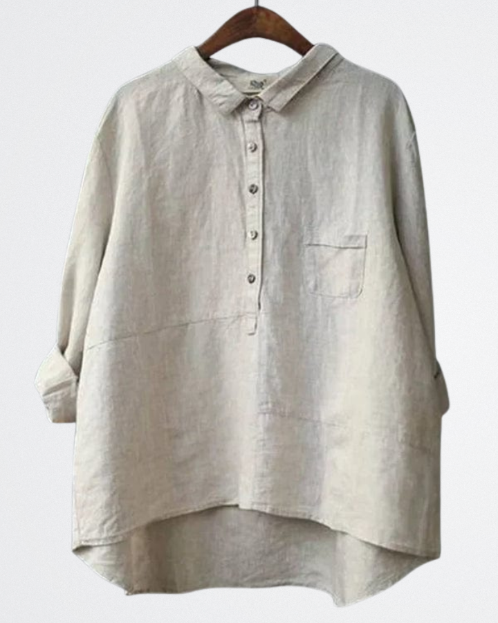 Lila - Earthy Linen Top