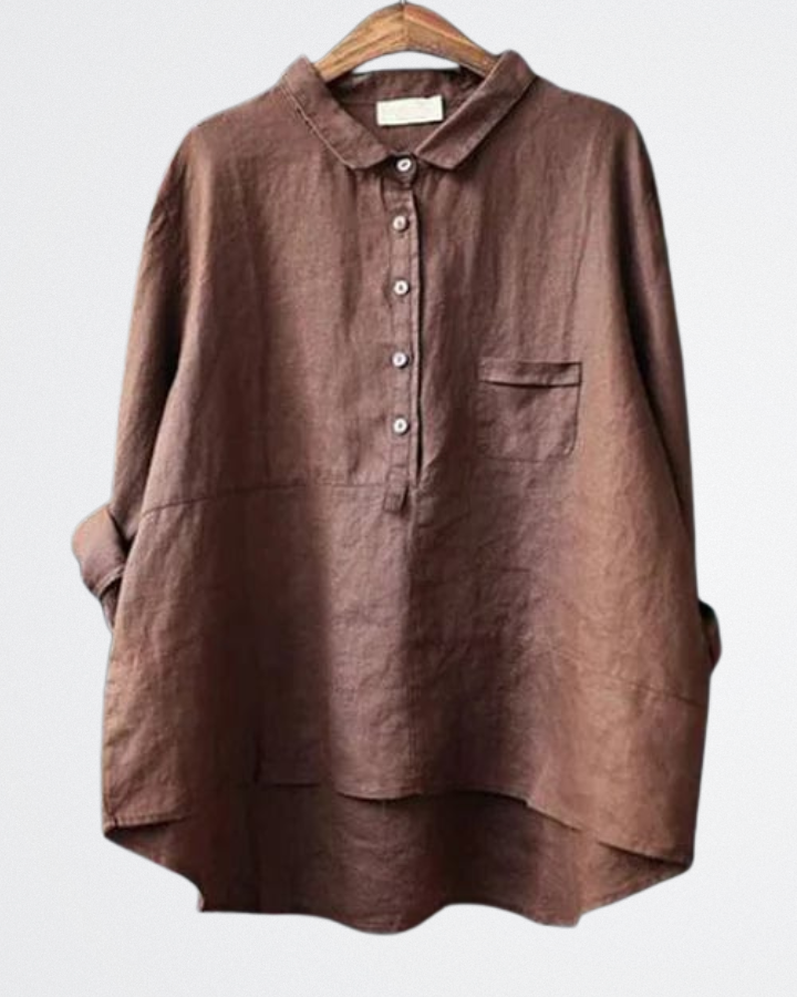 Lila - Earthy Linen Top