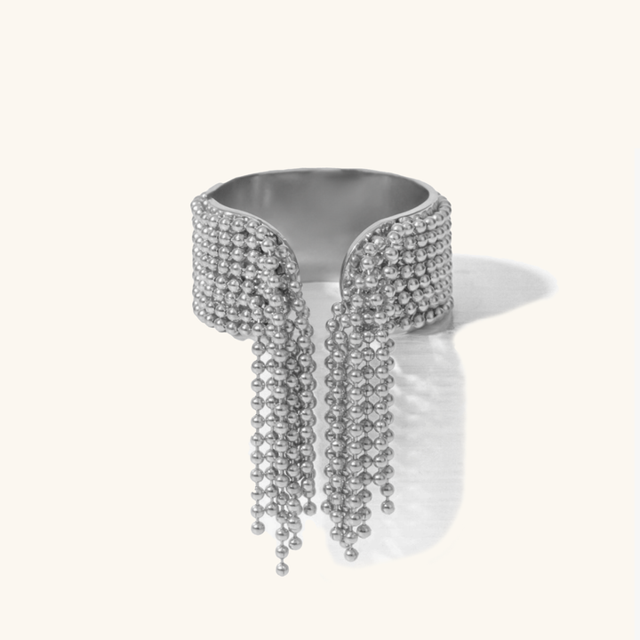 Josian - Modern Gold Ring with Tassel