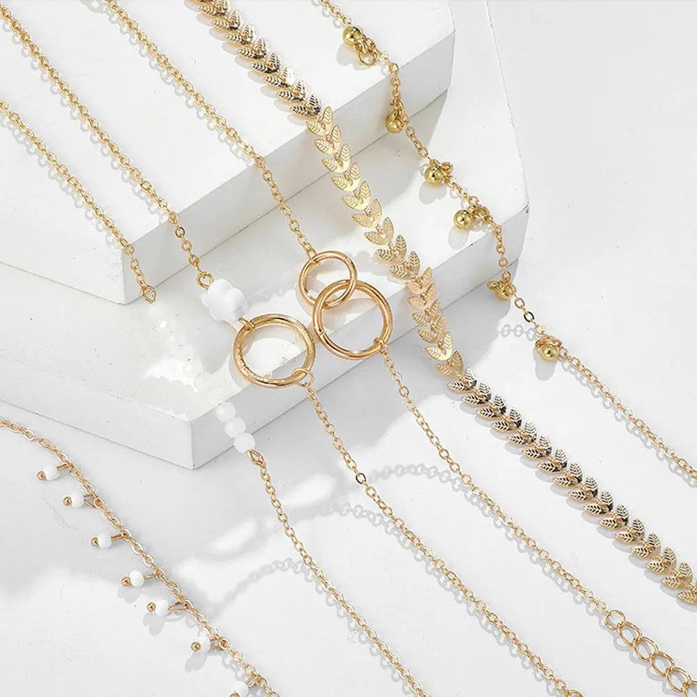 Gold-Accented Boho Bracelet in Elegant Packaging