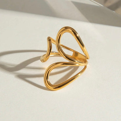Hyenson - Geometric Gold Ring