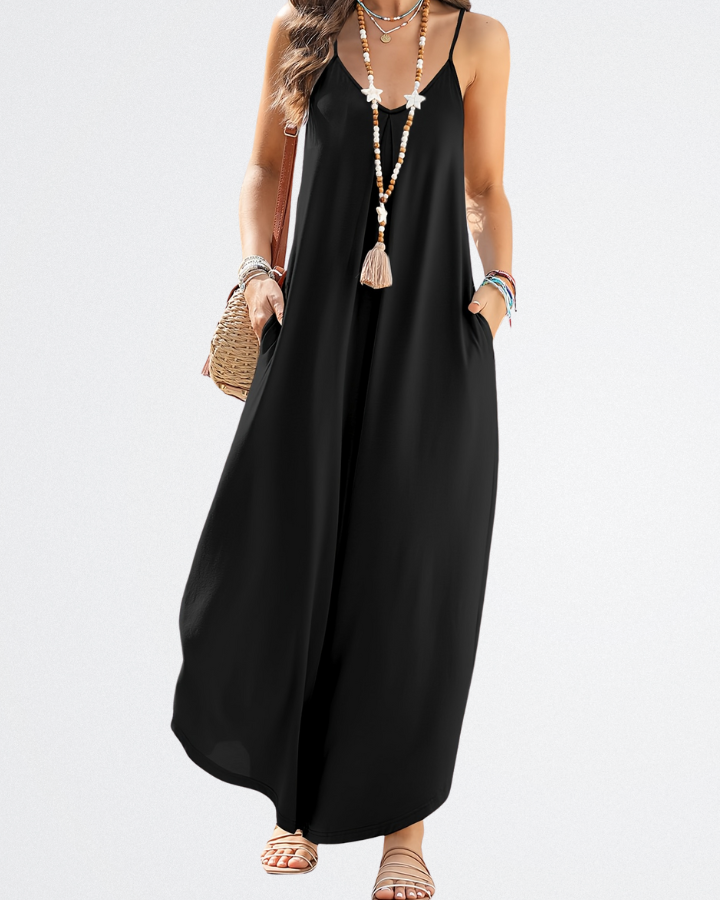 Eryndra - Breezy Wide-Leg Jumpsuit