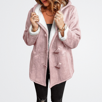 Evelina - Soft Touch Hooded Coat