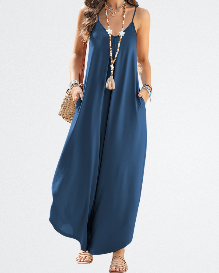 Eryndra - Breezy Wide-Leg Jumpsuit