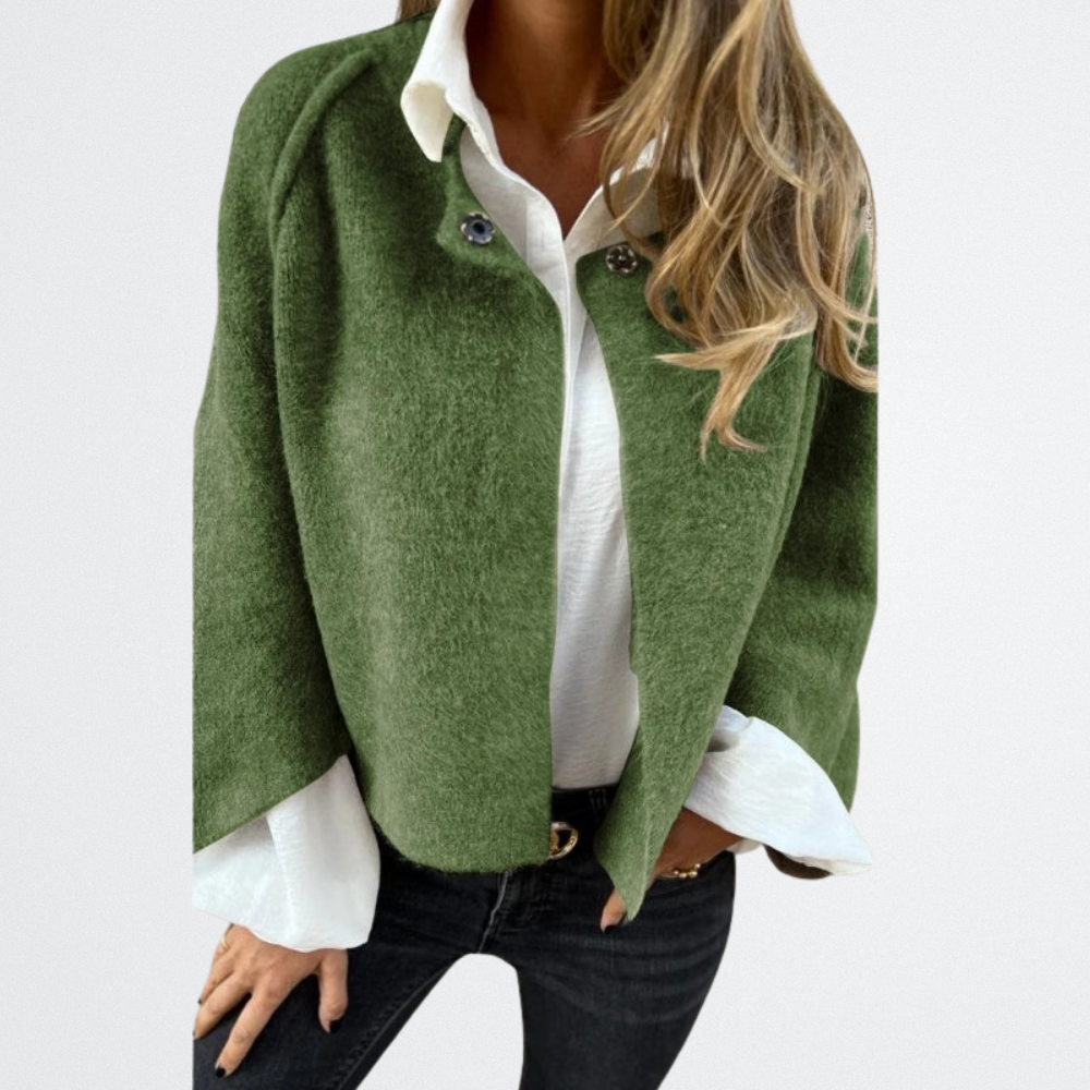 Elara - Buttoned Cape
