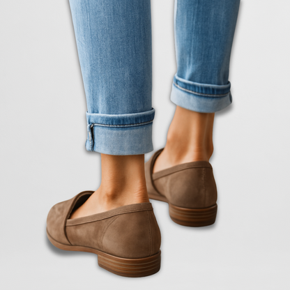 Avery - Minimalist Suede Loafers