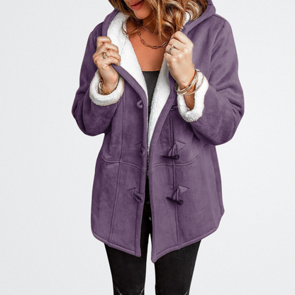 Evelina - Soft Touch Hooded Coat
