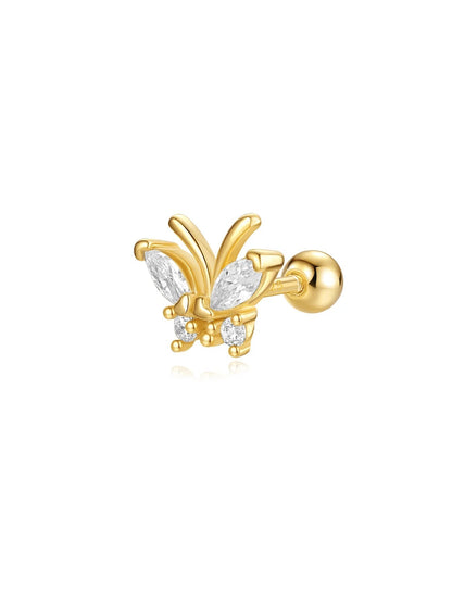 Mollie - Butterfly Earrings with Zirconia
