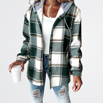Elysia - Cozy Check Jacket