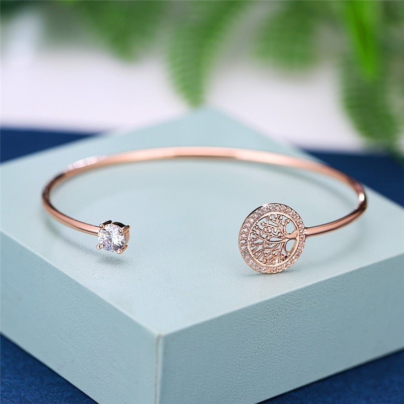 Clara - Adjustable Tree of Life Bracelet