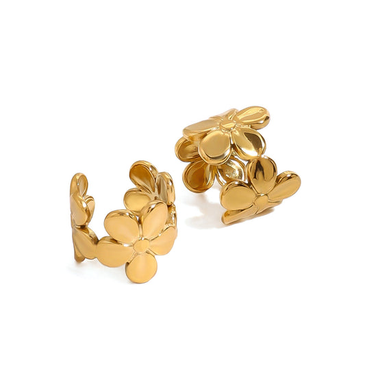 Anne - Plumeria-Clip-On Earring
