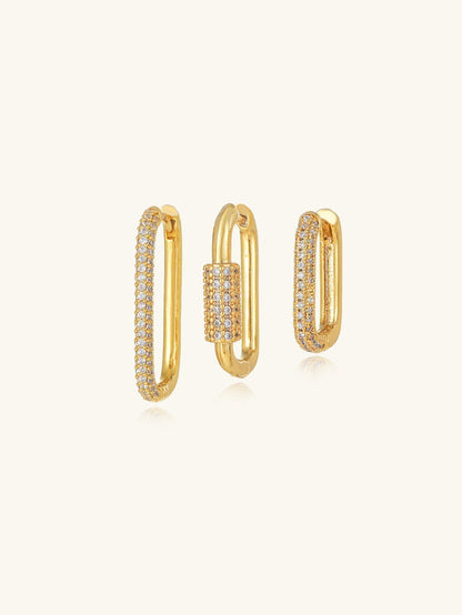 Barbara - Earring Set with Zirconia